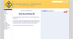 Desktop Screenshot of cubscoutpack29.org